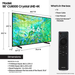 Samsung 55-Inch Class Crystal UHD 4K  Smart TV | Gadget Depot Kenya