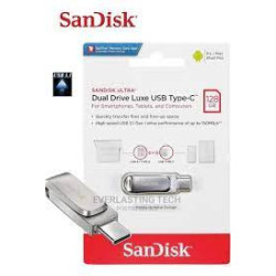 SanDisk Ultra Dual Drive Luxe USB Type-C Flash Drive 128GB