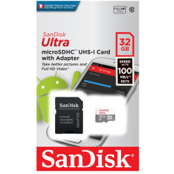 SanDisk 32GB Ultra microSDXC UHS-I Memory Card | Gadget Depot Kenya