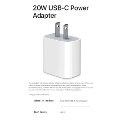 20W USB-C Power Adapter